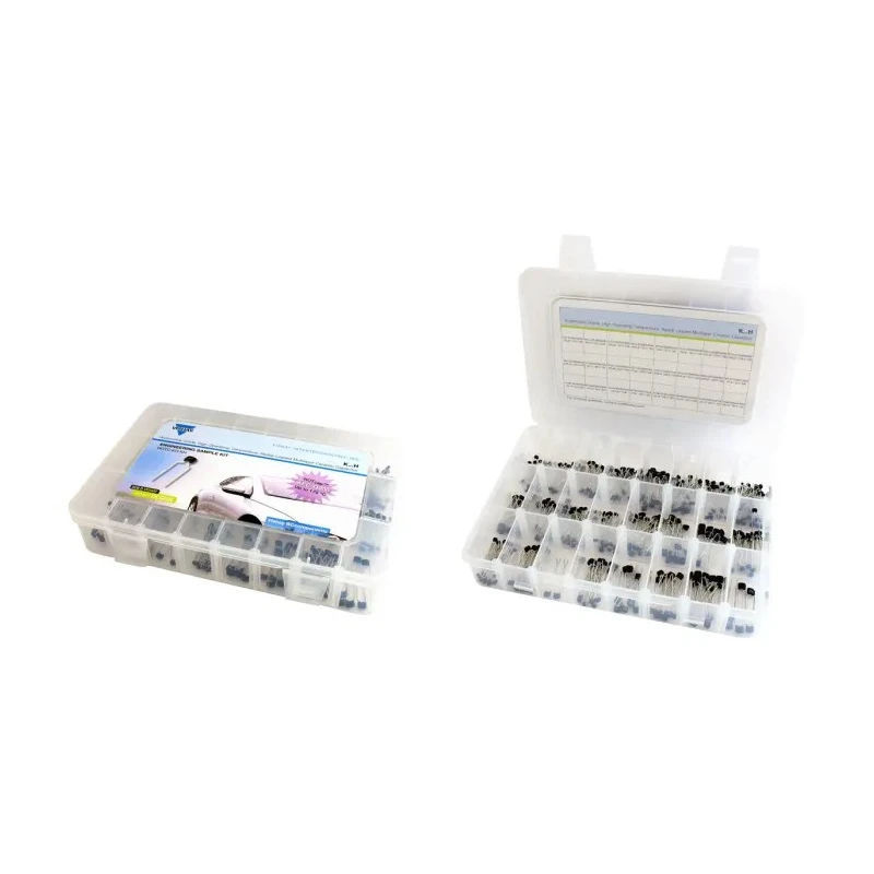 Vishay Radial Ceramic Capacitor Kit 240 Pieces, AEC-Q200, 50V-200V, 100pF-1000000pF HOTC-KIT-KH