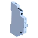 WEG Auxiliary Contact Block, 2 Contact, 2 NO, Side Mount, Screw Terminal, 10 A, 690 V AC, ACBS-20