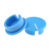 RS Pro Blue 19 mm Diameter Lined Cap Plastic Potentiometer Knob for 6.4 mm Round Shaft 465-9404