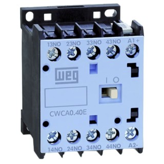 WEG CWC Contactor, 230V AC Coil, 3-Pole, 7 A, 3 kW, 690V AC Contact Voltage, Screw Terminal, DIN Rail Mount CWC07-10-30D24