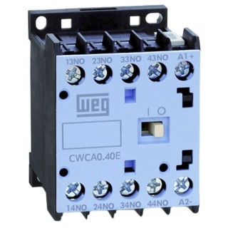 WEG CWC Series Overload Relay 3 NO/1 NC, 10A Contact Rating, 24V AC Control Voltage CWCA0