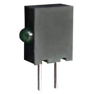 Kingbright Green Right Angle 3 mm (T-1) PCB LED Indicator 2.5 V 30mA KM2520EH/1SGD