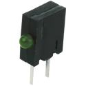 Kingbright Green Right Angle 3 mm (T-1) PCB LED Indicator 2.5 V 30mA KM2520EH/1SGD
