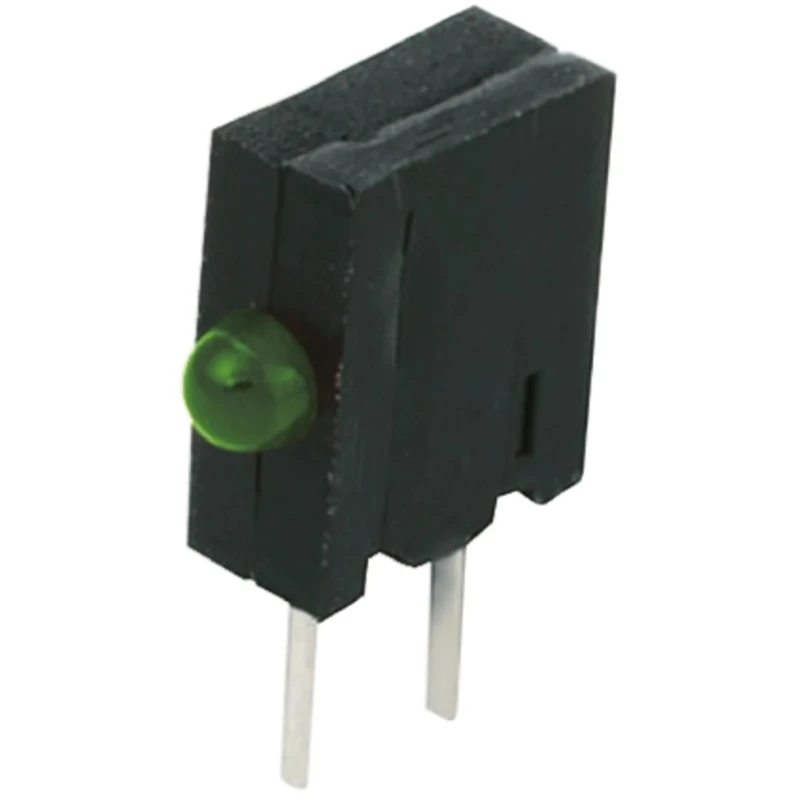 Kingbright Green Right Angle 3 mm (T-1) PCB LED Indicator 2.5 V 30mA KM2520EH/1SGD