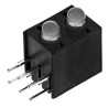 Kingbright PCB LED Indicator 3 mm Right Angle Bi-Level Multicolour 2 LEDs 2.5 V L-130WCP/2EGW