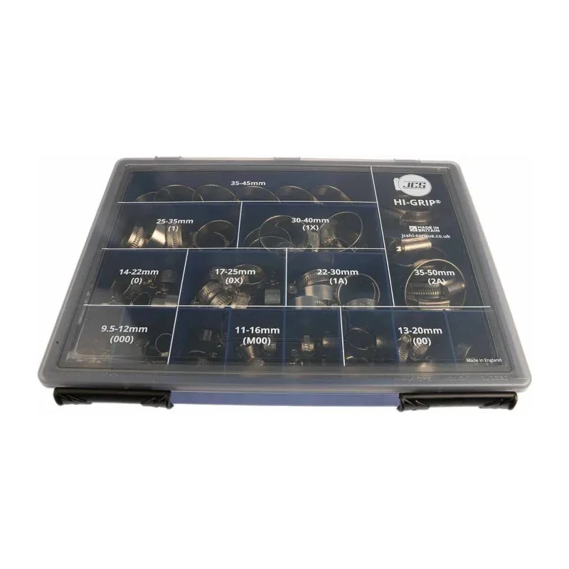 HI-GRIP 76 Piece Stainless Steel Hose Clip Kit HGSAB2