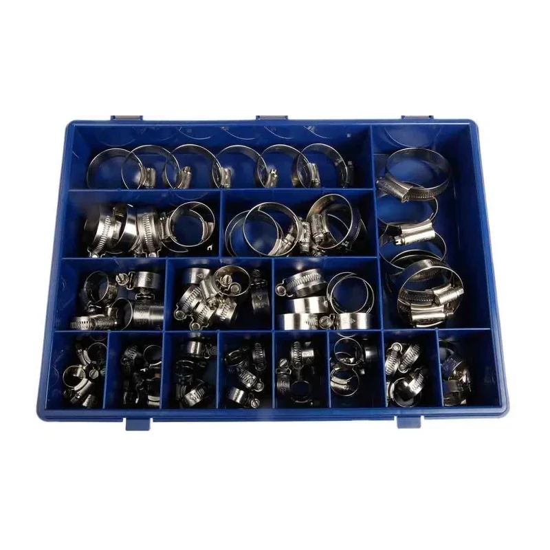 HI-GRIP 76 Piece Stainless Steel Hose Clip Kit HGSAB2