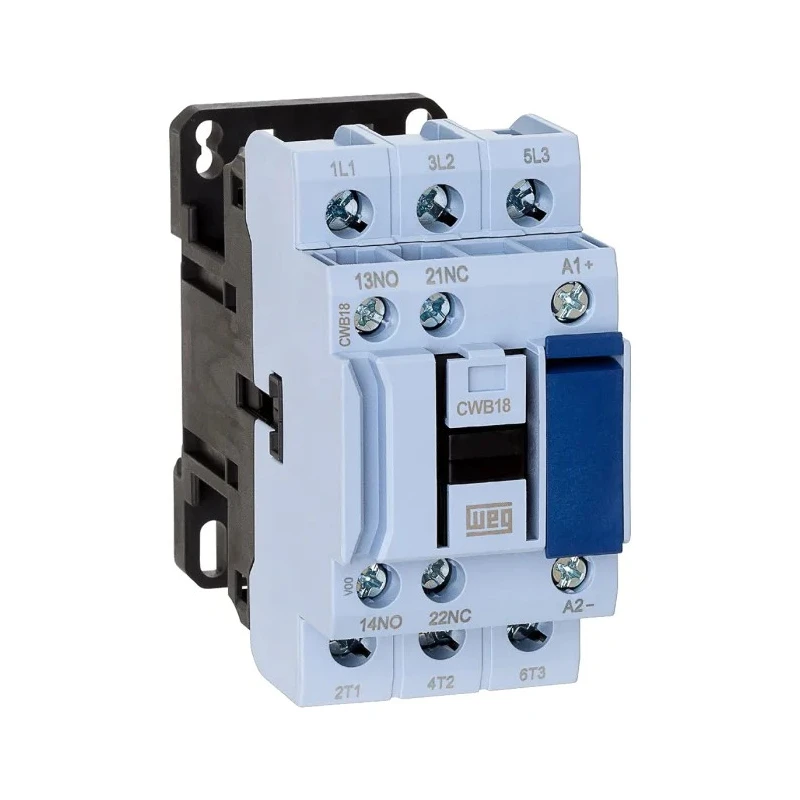 WEG CWB Series Motor Control Contactor, 24V AC Coil, 3-Pole, 18A, 7.5 kW, 690V AC CWB18-11-30D02