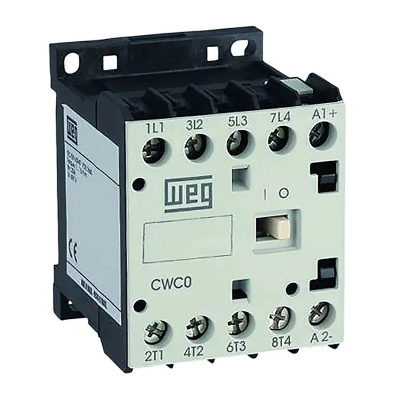 WEG CWC Series 4-Pole Motor Control Contactor, 110V AC Coil, 9A, 22 kW, 4 NO Contacts, 690V AC CWC09-00-40D13
