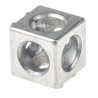 Bosch Rexroth S6 Corner Cube Kit Connecting Component, Strut Profile 20 mm, Groove Size 6 mm 3842549860