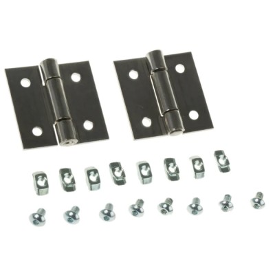 Bosch Rexroth Stainless Steel Door Hinge with MGE 6 mm Slot for 20 mm Strut Profile 3842535684