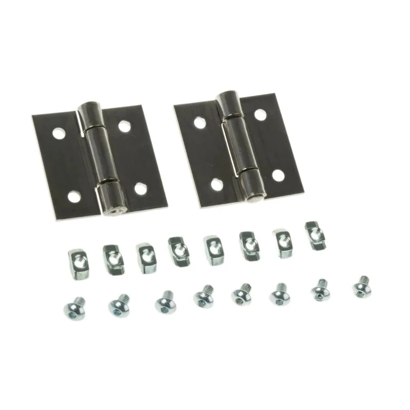 Bosch Rexroth Stainless Steel Door Hinge with MGE 6 mm Slot for 20 mm Strut Profile 3842535684