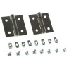 Bosch Rexroth Stainless Steel Door Hinge with MGE 6 mm Slot for 20 mm Strut Profile 3842535684