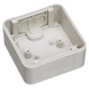 LK Light Grey IP55 Rated Back Box, 1 Gang, Protection Class IP55
