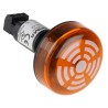 Werma 150 Series Yellow Beacon-Buzzer Combination IP65 230V AC Panel Mount 80 dB Buzzer 150.300.68