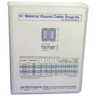 Fair-Rite 18 Piece Cable Joint Ferrite Kit RoHS Compliant 0199000033