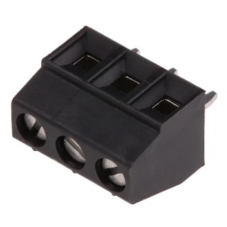 Phoenix Contact COMBICON MKDS 1/3-3.81 HT BK Series Horizontal PCB Terminal Block 3 Contact 3.81 mm Pitch 200V 13.5A 1985836