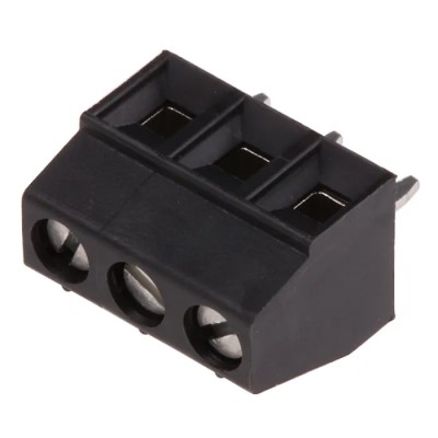 Phoenix Contact COMBICON MKDS 1/3-3.81 HT BK Series Horizontal PCB Terminal Block 3 Contact 3.81 mm Pitch 200V 13.5A 1985836