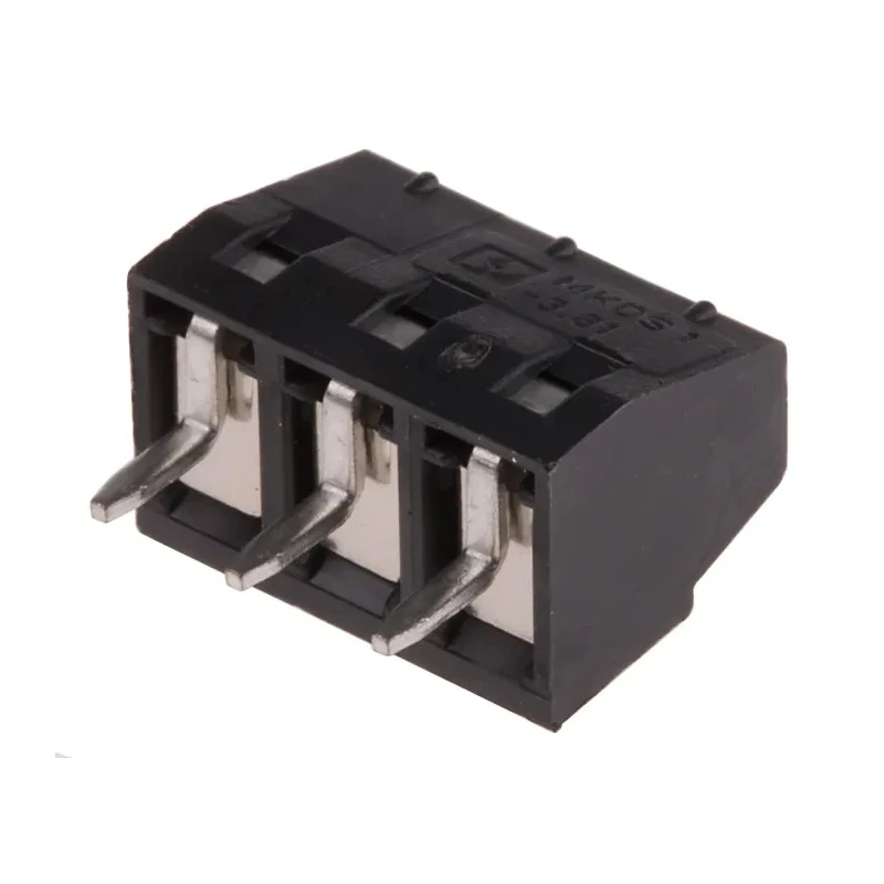 Phoenix Contact COMBICON MKDS 1/3-3.81 HT BK Series Horizontal PCB Terminal Block 3 Contact 3.81 mm Pitch 200V 13.5A 1985836