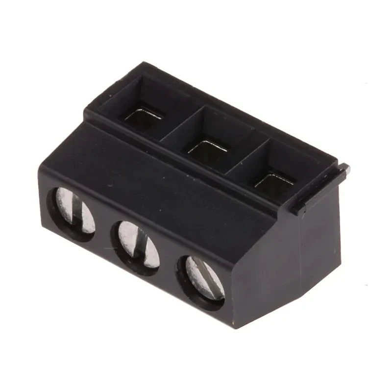 Phoenix Contact MKDSN 1.5/ 3 HT BK Series PCB Terminal Block, 3-Contact, 5 mm Pitch, 1 Row, 200V, 13.5A Rated Current 1985852