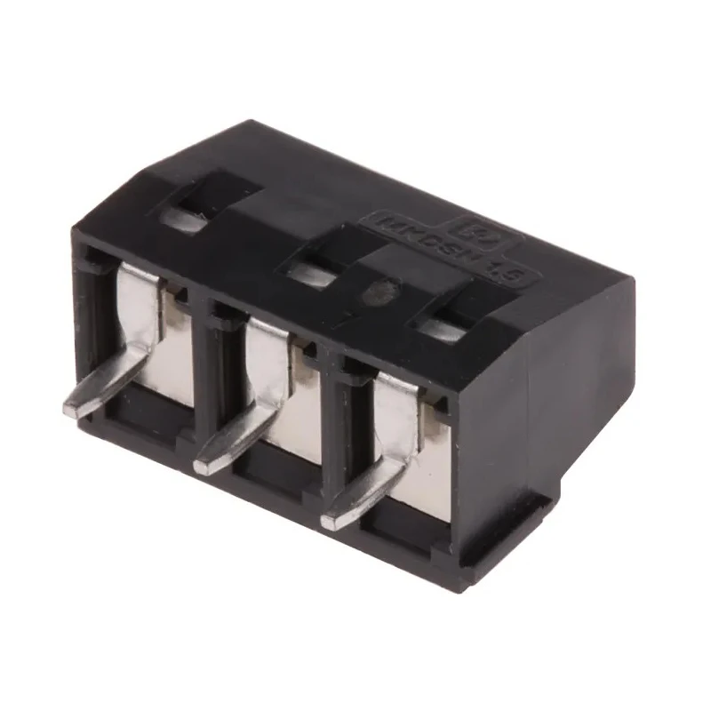Phoenix Contact MKDSN 1.5/ 3 HT BK Series PCB Terminal Block, 3-Contact, 5 mm Pitch, 1 Row, 200V, 13.5A Rated Current 1985852