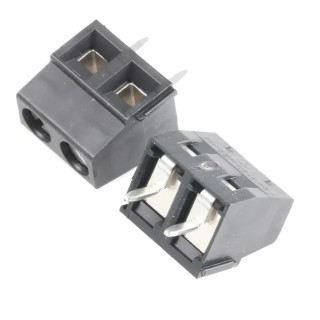 Phoenix Contact MKDSN 1.5/2-5.08 HT BK Series Horizontal PCB Terminal Block, 2 Contact(s), 5.08 mm Pitch, 13.5 A 1985865