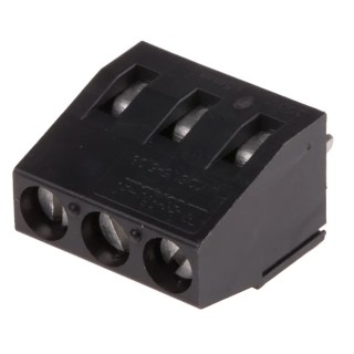 Phoenix Contact PCB Terminal Block MKDS 1.5/3-5.08 HT BK Series, 3-Contact, 5.08 mm Pitch, Through Hole, 320V 1985917
