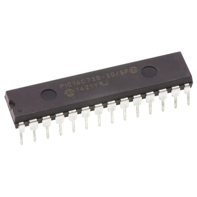 Microchip 8-bit PIC16C Microcontroller EPROM 7kB 20 MHz 28-Pin SPDIP PIC16C73B-20/SP