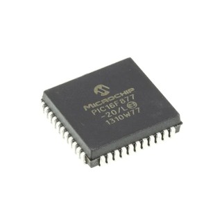 Microchip 8-bit PIC16F Microcontroller 20 MHz 14kB Flash 44-Pin PLCC PIC16F877-20/L