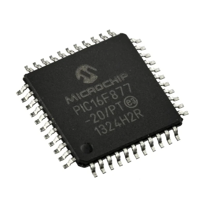 Microchip 8-bit PIC Microcontroller 14kB FLASH 20 MHz 44-Pin TQFP PIC16F877-20/PT