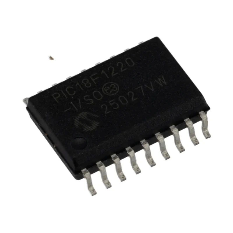 Microchip 8 Bit PIC18F Microcontroller 40 MHz 4 kB Flash 256 B RAM 18-Pin SOIC PIC18F1220-I/SO