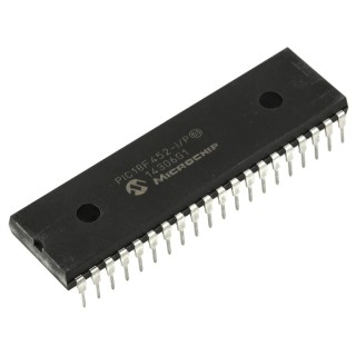 Microchip 8 bit PIC PIC18F Microcontroller 40 MHz 32kB FLASH 40-Pin PDIP PIC18F452-I/P