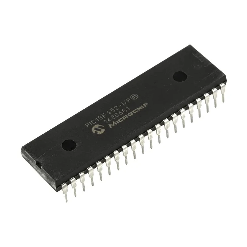 Microchip 8 bit PIC PIC18F Microcontroller 40 MHz 32kB FLASH 40-Pin PDIP PIC18F452-I/P