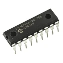 Microchip 8 Bit PIC Microcontroller, PIC16F Series, 1kB Flash Memory, 20 MHz Max Clock, 18-Pin PDIP PIC16F84A-20I/P
