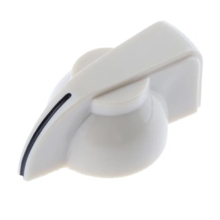 RS PRO 32 mm Diameter Cream Potentiometer Knob for 6.35 mm Shaft Screw Fix 467-2407