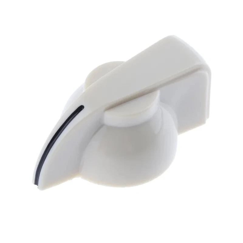 RS PRO 32 mm Diameter Cream Potentiometer Knob for 6.35 mm Shaft Screw Fix 467-2407