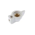 RS PRO 32 mm Diameter Cream Potentiometer Knob for 6.35 mm Shaft Screw Fix 467-2407