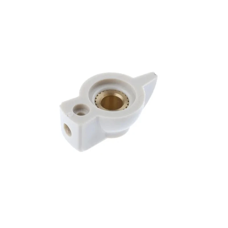 RS PRO 32 mm Diameter Cream Potentiometer Knob for 6.35 mm Shaft Screw Fix 467-2407