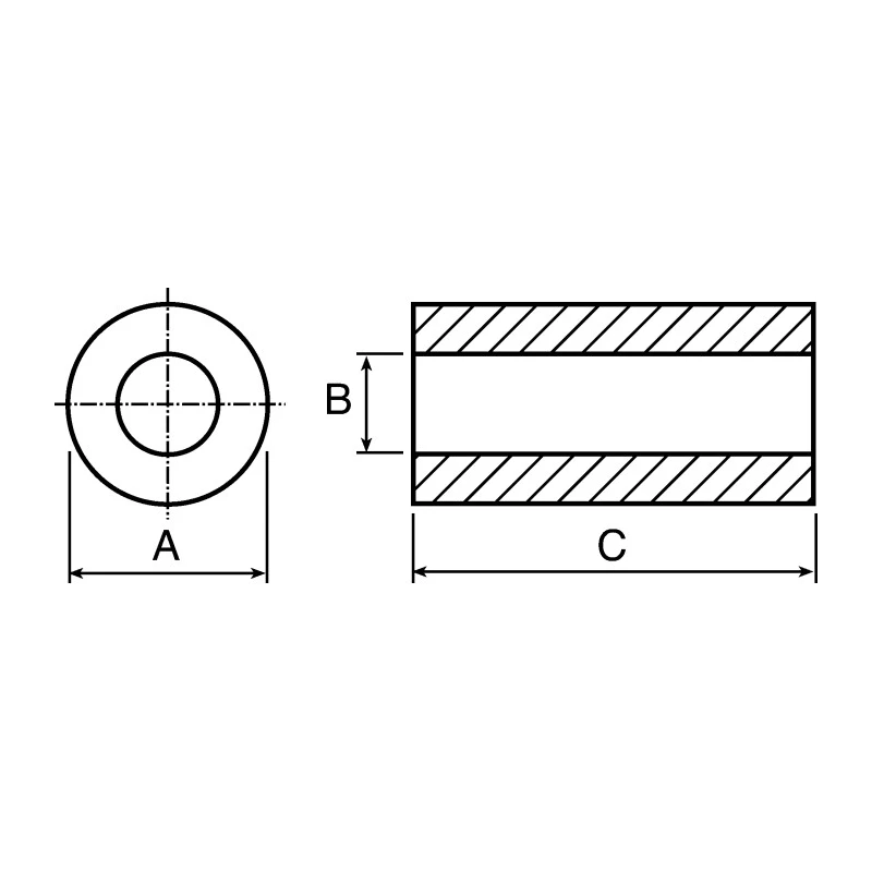 Fair-Rite Ferrite Core EMI Suppression Bead 12.7 mm Height 2.95 mm ID 6.35 mm OD 43 Material 25 to 300MHz 2643250402