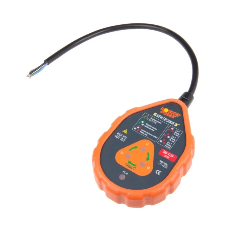 Socket & See 16 Amp 400V AC 5-Pin Socket Tester with Audible Alarm and Earth Loop Impedance Test SOK 65/16HD