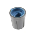RS PRO 13 mm Diameter Grey Plastic Push-On Potentiometer Knob for 6 mm D Shaped Shaft 467-5973