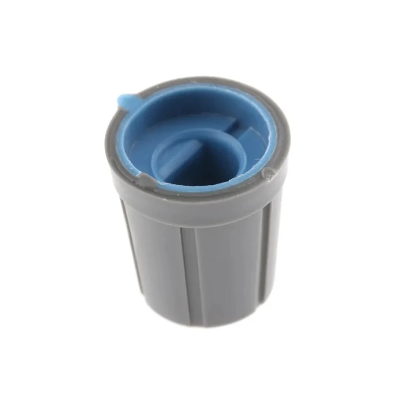 RS PRO 13 mm Diameter Grey Plastic Push-On Potentiometer Knob for 6 mm D Shaped Shaft 467-5973