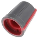 RS PRO 13 mm Diameter Grey Plastic Push-On Potentiometer Knob for 6 mm D Shaped Shaft 467-5967