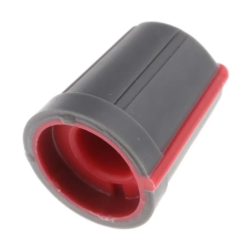 RS PRO 13 mm Diameter Grey Plastic Push-On Potentiometer Knob for 6 mm D Shaped Shaft 467-5967