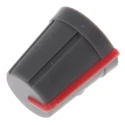 RS PRO 13 mm Diameter Grey Plastic Push-On Potentiometer Knob for 6 mm D Shaped Shaft 467-5967