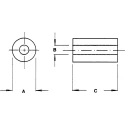 Fair-Rite Ferrite Core Round Cable Core 28.6 mm, Suppression Components, 43 Material, RoHS Compliant 2643665702