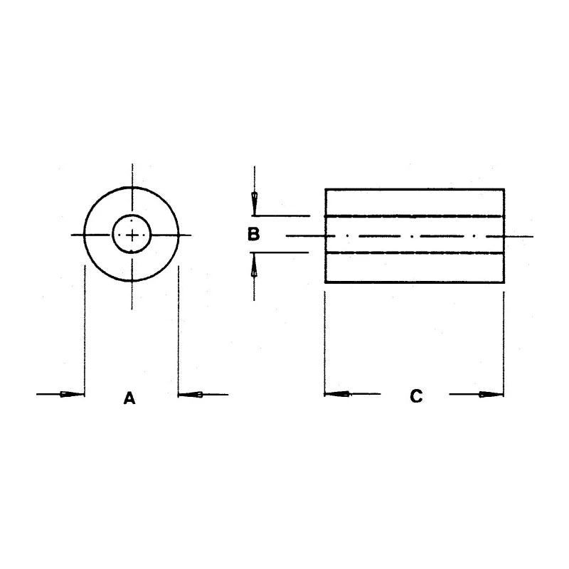 Fair-Rite Ferrite Core Round Cable Core 28.6 mm, Suppression Components, 43 Material, RoHS Compliant 2643665702