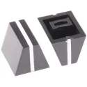 RS PRO Potentiometer Knob 11 mm Diameter Black Plastic Wedge Shaped 4 mm Shaft Diameter 467-6077