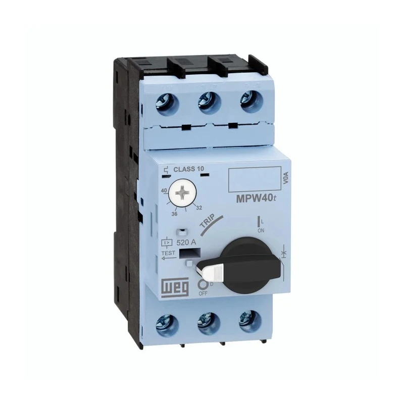 WEG Motor Protection Circuit Breaker 4A, 6.3A Current Rating, 690V Supply Voltage, Thermal Magnetic Sensing MPW40t