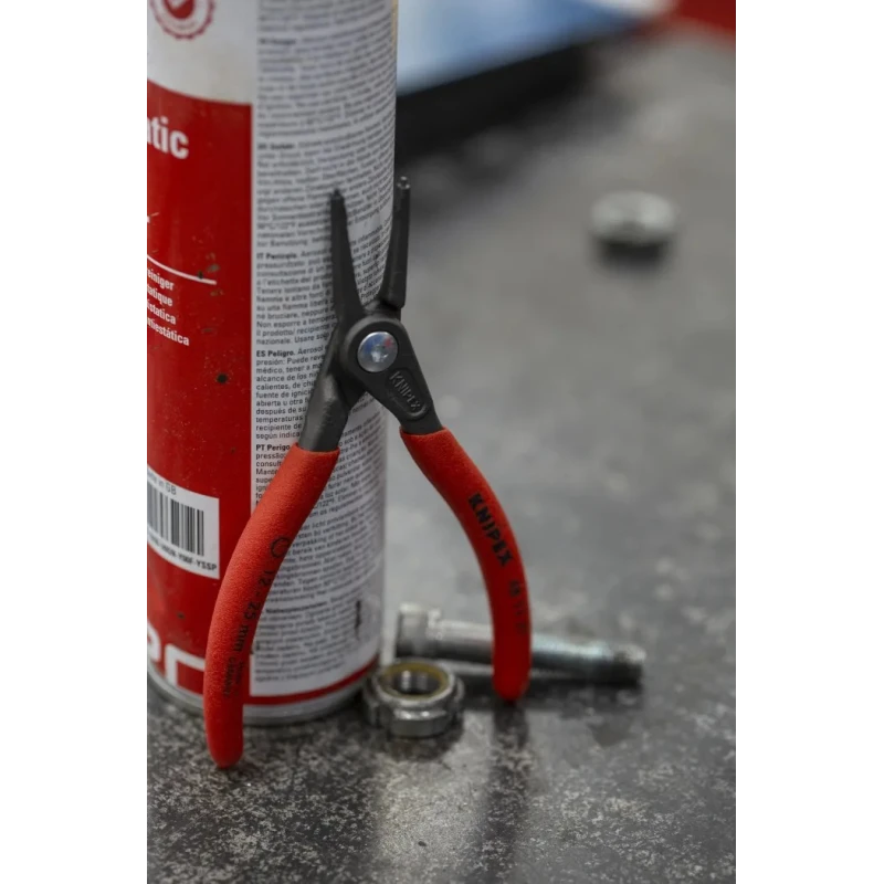 Knipex 4-Piece Circlip Plier Set, Heavy Duty Precision Circlip Pliers in Robust Polyester Fabric Kit 00 19 57